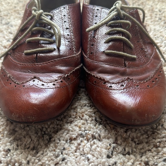 Vintage Steven Madden Cognac Brown Oxfords - Picture 6 of 7